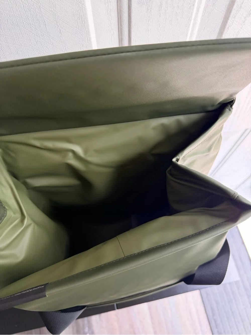 Yeti Olive Green Messenger Tote with Black Straps